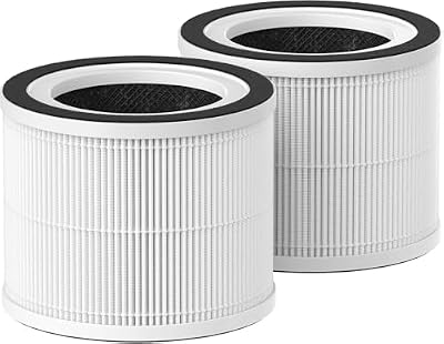 2 Pack Replacement Filters for Sterra Moon Air Purifier, 4-Stage Filtration True HEPA, Activated Carbon & Pre-Filter