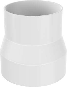 HG Power 110mm to 100mm Ducting Reducer Duct Adaptor for Connect Round Duct Ventilation Extractor Fan