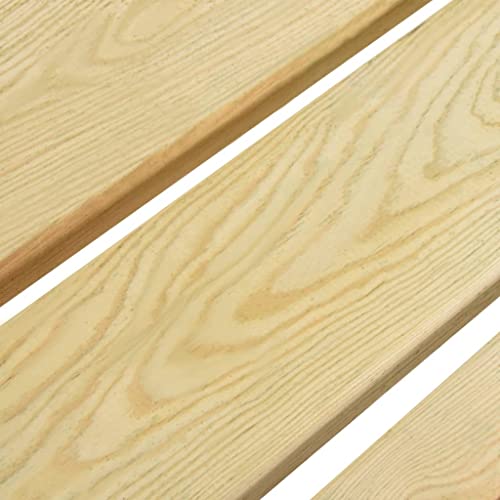 Banco de jardín de madera anti humedad para renovar tu terraza exterior 5