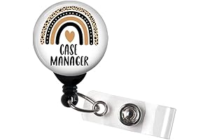 Case Manager Rainbow Retractable Badge Reel