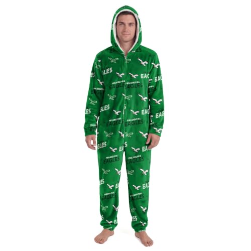 Concepts Sport Unisex Kelly Green Philadelphia Eagles Sidekick Union Suit
