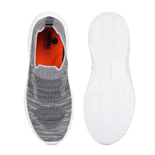 Image of Shinewalk Cruise Men's Lightweight Slip-On Walking Shoes | Breathable Knit Upper, Soft Memory Form Sole & All-Day Comfort.