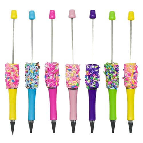 Lopenle Pack 12 Bolígrafo Gel con Cuentas Coloridas miniatura 4