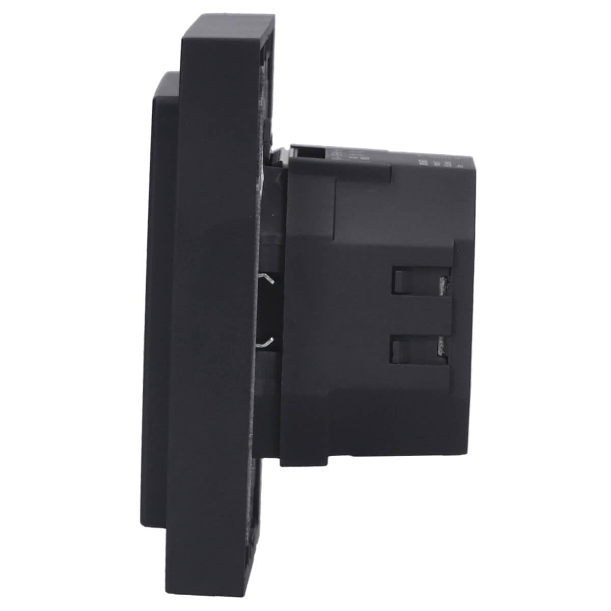 Busch-Jaeger Komplett-Set 8215 U-101 Unterputzradio DAB+ 8252-885-101 future® linear Zentralscheibe Schwarz matt 1721-885K future® linear 1-fach Abdeckrahmen Schwarz Matt