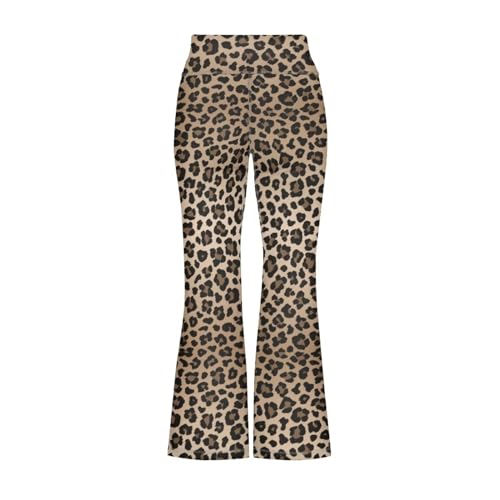 Kids Flare Pants Youth Yoga Dance High Waist Girls Bootcut Sweatpants2