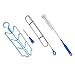 J.CARP Hydration Water Bladder Accessories, 1 Set of Cleaning Kit and 1 Set of Bite Valves Mouthpieces Kit(11 in 1)