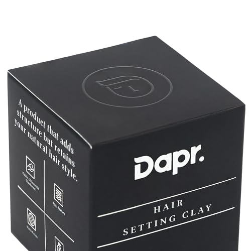 Dapr. Hair Setting Clay (100 grams) for Sculpted Hair | Medium Hold| | Matte Finish| |Adds Texture| - Image 2