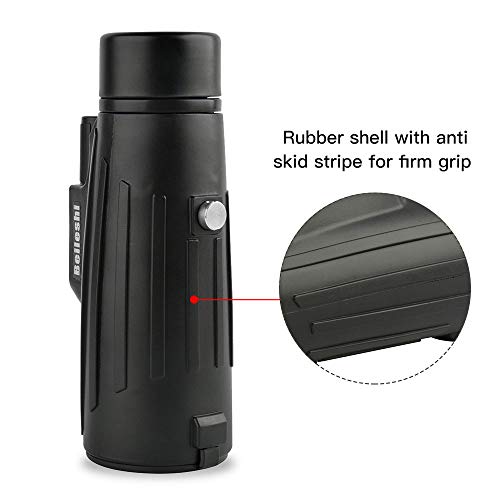 DECDEAL Telescópio monocular 10x52 Birding exterior que viaja Sightseeing telescópio Single-tube da