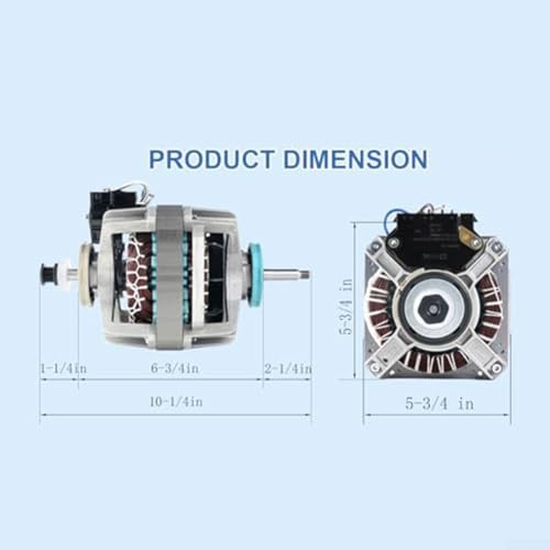 Motor secadora WP279787 soluciona fallos de giro y tambor parado de 120V 8
