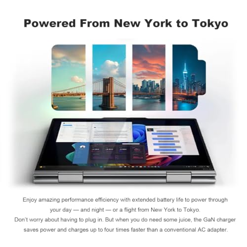 Image of Lenovo ThinkPad X1 2-in-1 Gen 10 Aura Edition 14 inch IPS WUXGA Touchscreen Laptop, Backlit KB & FP Reader, Intel Core Ultra 7 255U, 16GB LPDDR5 RAM, 1TB SSD, Thunderbolt 4, WiFi 6E, Win 11 Pro