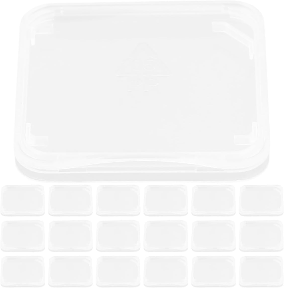 Single Memory Card Case 50 Pack PP Dustproof Storage