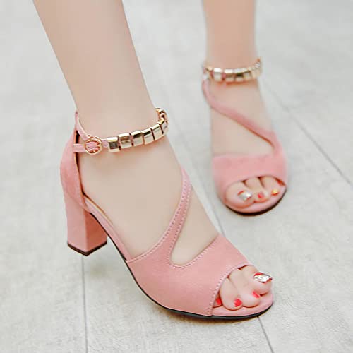 Beach Platform Sandals,Breathable Hollow Sandals, Casual High-Heeled Women's Shoes,Black,36,Closed Toe Platform Shoes4