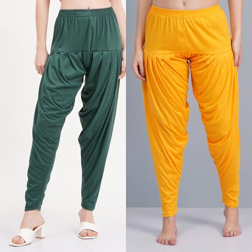 Image of Buy That Trendz Patiala Salwar for Women Relaxed Fit Viscose Patiyala Salwar Harem Bottom Pants
