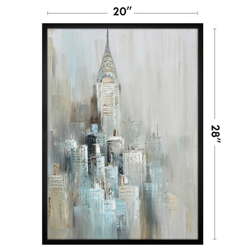 Image of Americanflat 20x28 Picture Frame with Polished Plexiglass - Streamline Collection - Thin Border Picture Frame for Wall Display - Hanging Hardware Included - Black