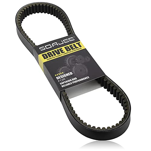 SOAJEE Drive Belt for 295cc 350cc Golf Cart Club Car Gas DS Precedent Carryall Engine 1014081 1016203 1017188 MPT ST 350 TXT Workhorse 1988 1989 1990 1991 1992