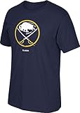 NHL Buffalo Sabres Men's Jersey Crest Tee, Small, Navy
