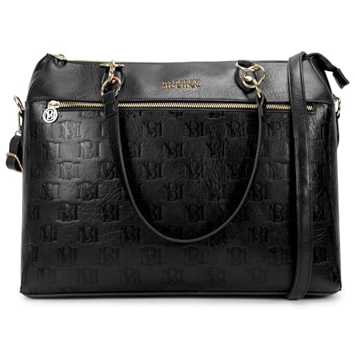 Image of Badgley Mischka Madalyn Vegan Leather Travel Tote Weekender Bag