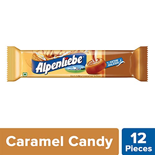 Image of Alpenliebe Gold Candy Stick - Caramel, 36g (12 Pieces)