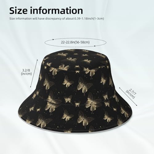 Image of Bucket Hat Double-Side-Wear Reversible Sun Hat Beach Travel Hiking for Women Men