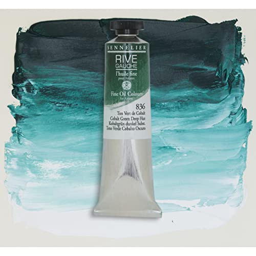 Image of Sennelier Rive Gauche Artist Oil Color 40 ml Cobalt Green Deep Hue