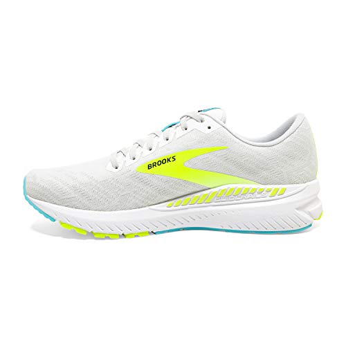 Brooks Men's Ravenna 11 Running Shoe, White Nightlife Capri, 9.5