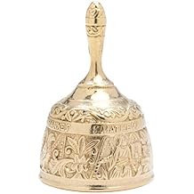 MaMeMi Evangelist Bell Large/Brass Table Bell with Four Evangelist Height 4.92 inch
