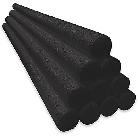 Oodles of Noodles Solid Deluxe Foam Pool Swim Noodles 10 Pack 55 Inch Length Cover