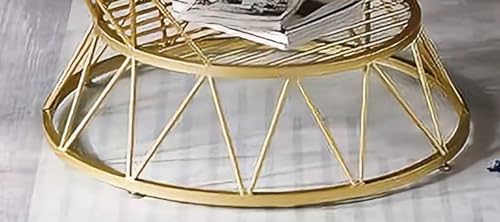 Image of The Circular Metal Side Table with Marble Shade top is a Chic and Useful Piece of Furniture. (White Gold)
