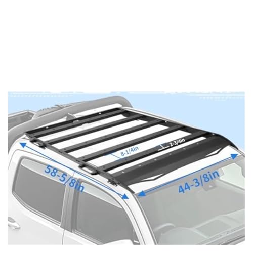 Barres de toit Tacoma 350lb panier de transport robuste