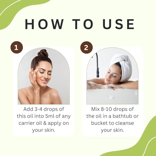 Image of Aroma Treasures Clary Sage essential oil | 100% Pure & Natural Theraputic Essential oil for healthy Skin, body, Aromatherapy - 10ml