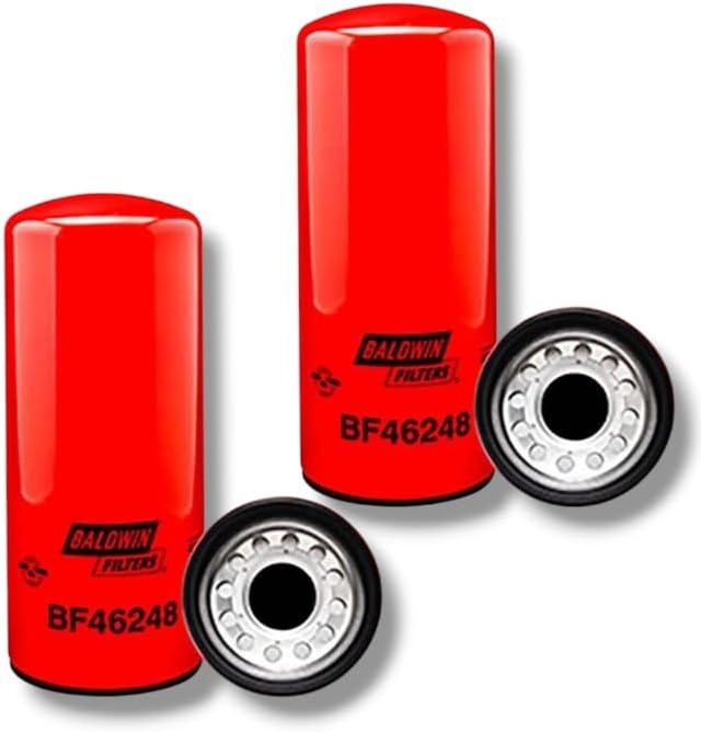 BF46248 Spin-On Fuel Filter fits Cummins X15 Replaces FF5971NN (Pack of 2)
