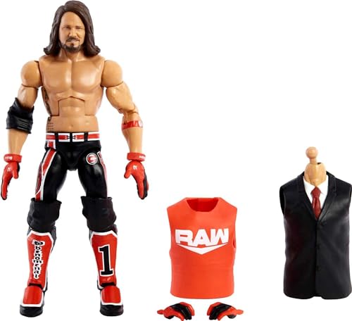WWE MATTEL WWE Elite Collection – Survivor Series – AJ Styles, multicolore (HHR73)