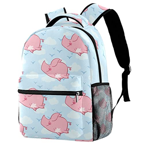 Mochilas ligeras de cerdo lindo para viajes y senderismo