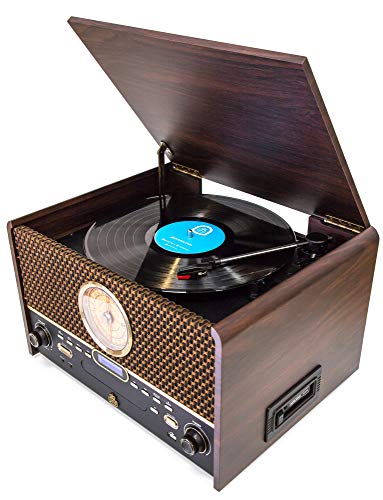 GPO Chesterton – 4 en 1 -Tourne-disque, lecteur CD, USB, radio FM et DAB+, lecteur de cassettes, AUX IN, haut-parleurs… - Les Beatles, Paul McCartney, John Lennon, RIngo Starr, George Harrison GPO Chesterton - 4 en 1 -Tourne-disque, lecteur CD, USB, radio FM et DAB+, lecteur de cassettes, AUX IN, haut-parleurs… – Image 5