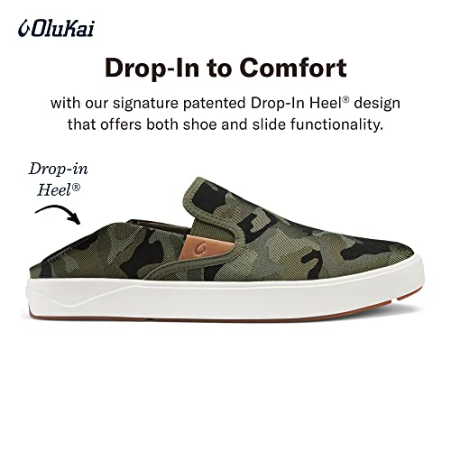 Image of OluKai Lae'ahi Pa'i Men's Slip On Sneakers, Lightweight Barefoot Feel & Breathable All-Weather Shoes, Drop-in Heel & Comfort Fit