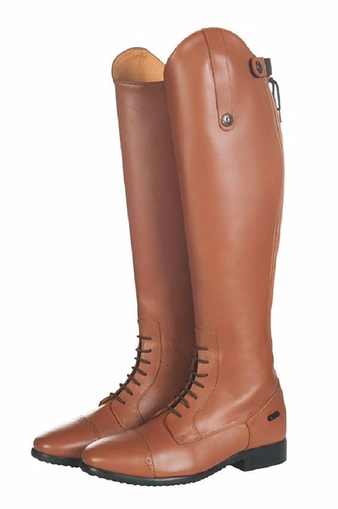 Botas de equitación de piel con caña estrecha HKM Valencia 2