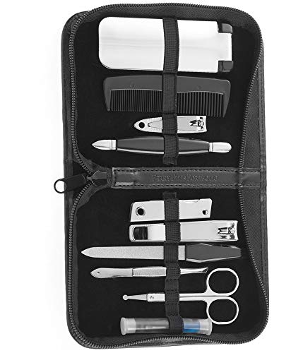 Perry Ellis Men's 10 Piece Manicure Set