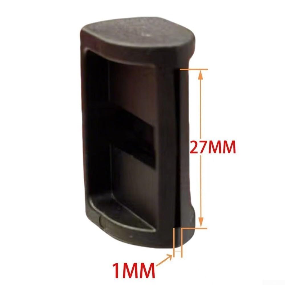 Schwarzer Grill Dämpfergriff 34.5mm Nylon Robust(200pcs) | Hitzebeständiges Nylon, 34.5mm Passform, schwarz, robuste Bauweise, einfache Handhabung