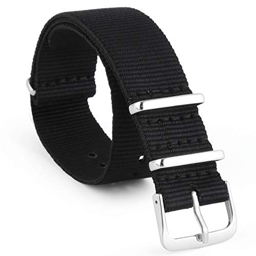 ZHUGE Unisex nylon cinturino orologio multicolor