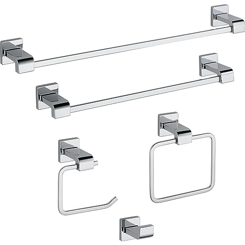 Image of DELTA 77524 Ara Towel Bar Rack, 24 inch, Chrome, 24 In