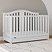 Graco Solano 4-in-1 Convertible Crib with Drawer Combo (White) – GREENGUARD Gold Certified, Includes Full-Size Nursery Storage Drawer, Converts to Toddler Bed and Full-Size Bed