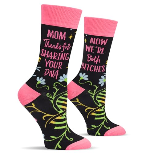 Cantustime MOM THANKS FOR SHARING YOUR DNA Socks for Mother