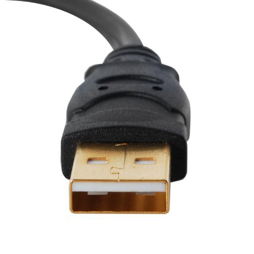 Mediabridge USB 2.0 - USB Extension Cable (6 Inches) - A Male to A Female with Gold-Plated Contacts