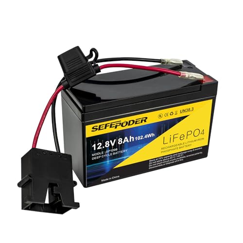 Sefepoder 12V 8AH-POWER WHEELS Replacement Battery Compatible With Fisher Price Power Wheels 12 Volt Battery thumb #7