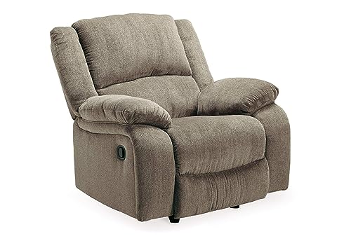 Image of Torque - Filton 1 Seater Fabric Manual Recliner | Recliner Sofa /Chair for Living Room, Bedroom, Office (Light Brown) | 1 Year Warranty