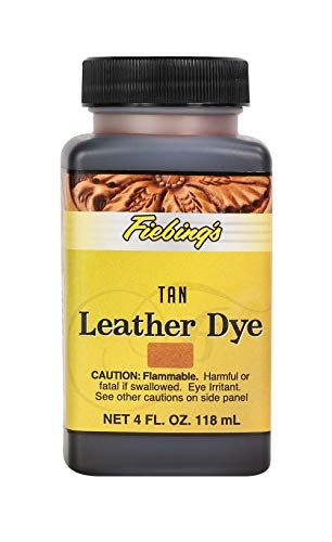 Tinte para cuero Fiebing, bronceado, 4 onzas.