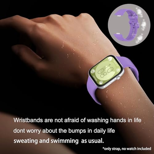 MIJOBS 2PCS Replacement Straps Compatible with Huawei Watch Fit 3 - Silicone Sport Watchbands for Men & Women - Image 4
