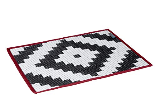 Bo-Camp Urban Outdoor Urban Outdoor Bo-Camp Outdoor nap, 30 x 40 cm, zwart/wit/rood