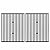 Leship 15" Grill Grates Replace for Broil King 9453-54, 9453-57, 9453-64, 9865-54, 9453-67, Broil-Mate, Sterling and Other Gas Grills, Heavy Duty Cast Iron Cooking Grid Grates, Set of 2(15" x 12 3/4")