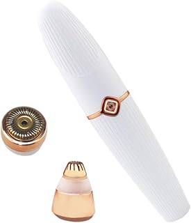 Baluue Afeitadora Multifunción Eléctrica Para Mujeres Herramienta De Depilación Cortadora De Cejas Afeitadora Usb De Color Blanco Para Facial y Corporal